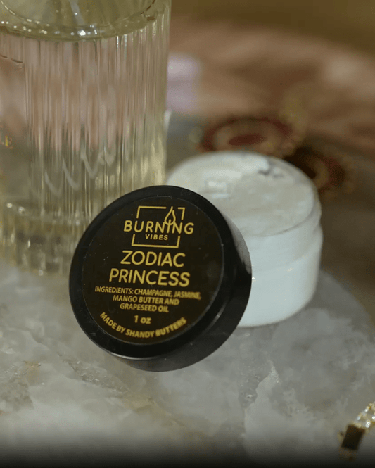 8oz Zodiac Princess Body Butter - Burning Vibes